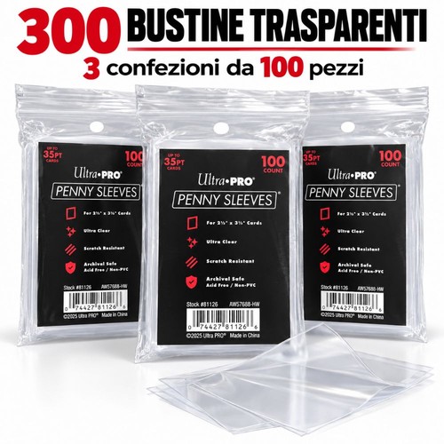 Ultra pro penny sleeves 300 - sleeves,