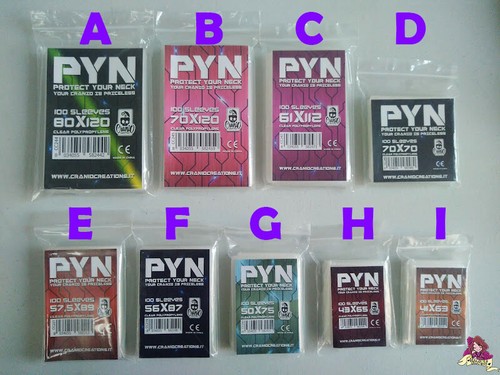 Bustine sleeves pyn protettive - sleeves,